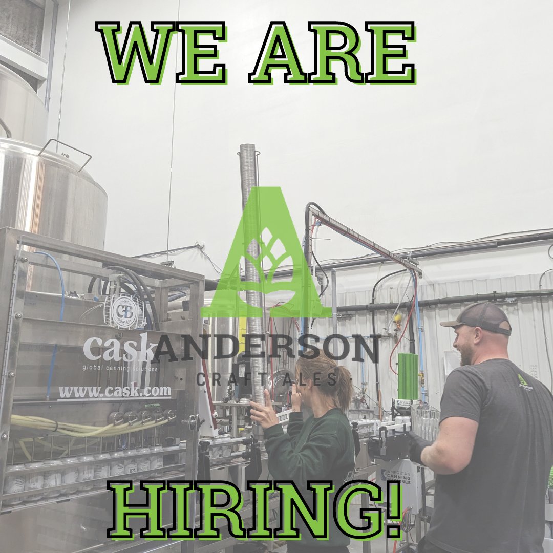 📣WE ARE HIRING📣

We are looking to add to our dynamic team!! Head to the link below to see if you are what we are looking for!!!!

ca.indeed.com/cmp/Anderson-C…

#oev #digoev #exploreldnont #andersoncraftales #ontcraftbeer 
#tourismldnont #hiring  #beerindustry #hospitality #ldnont