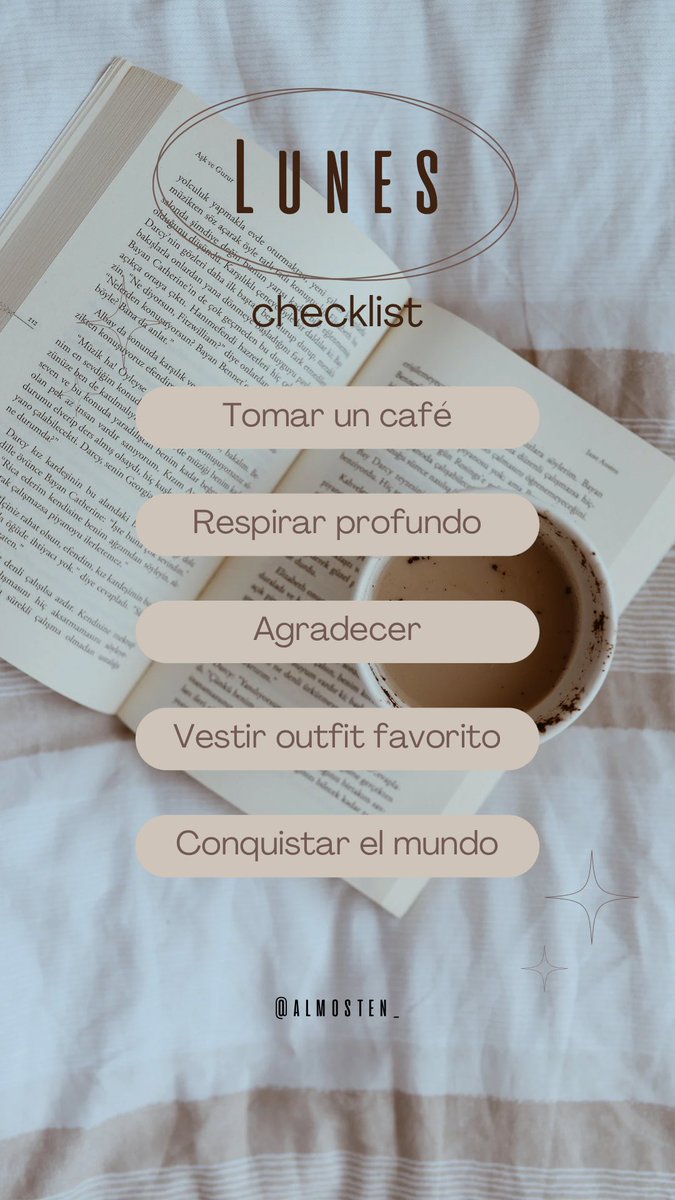 Feliz semana mis amores ✨