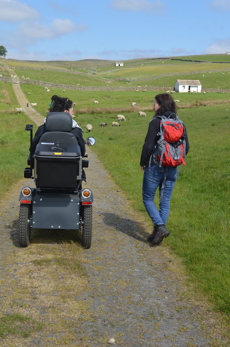The mobility scooters and new routes are opening up access to the AONB - come &amp; explore with us at #BowleesVisitorCentre, or at <a href="/KillhopeMuseum/">Killhope Museum</a>, <a href="/HighForceWater/">High Force Hotel and Waterfall</a>, Talkin Tarn Country Park or Derwent Waterside Park (available from 24 July). northpennines.org.uk/visit-explore/… 📸Ben Potts 2/3