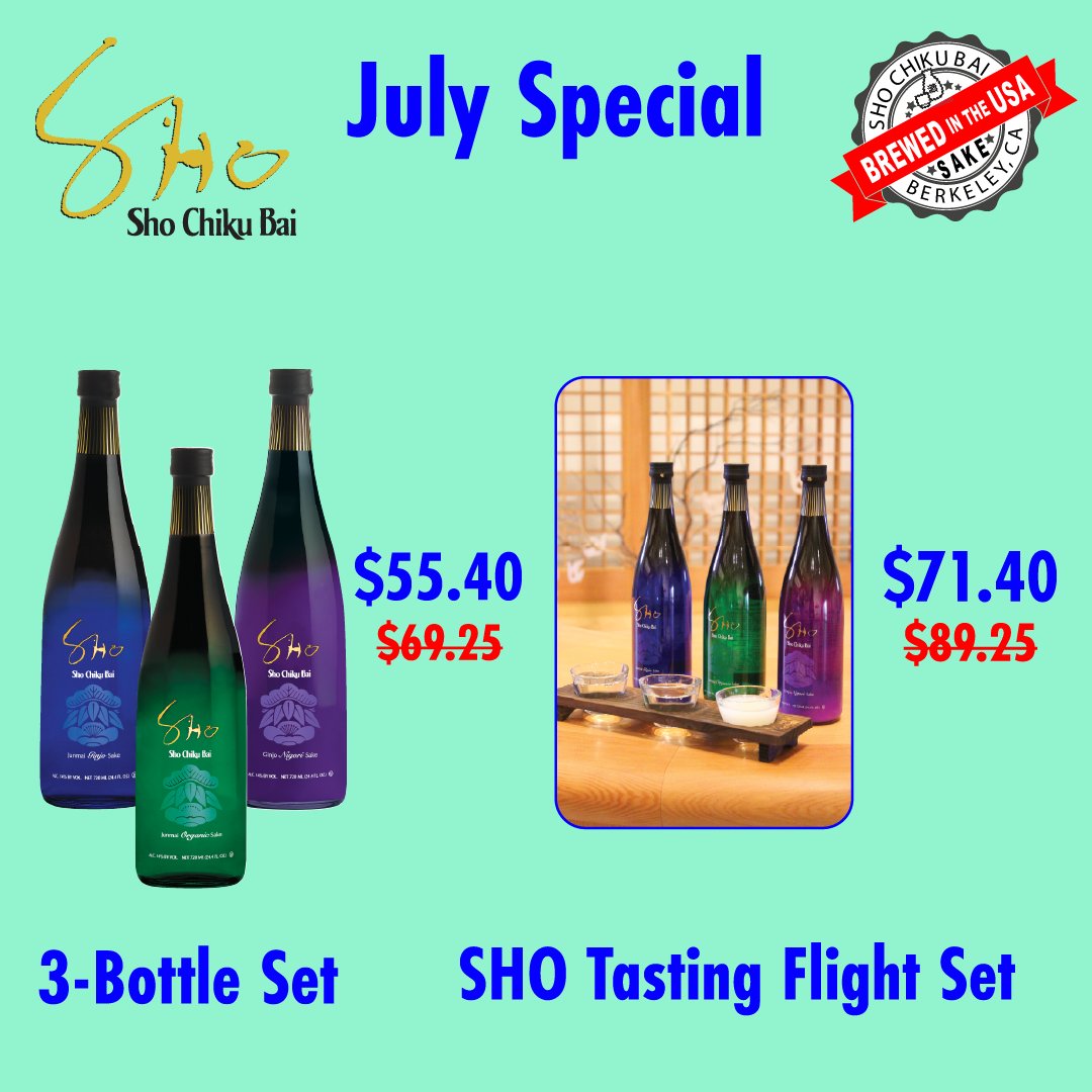 This month, we've got a special offer in store with our Sho Chiku Bai SHO catalog. They're the perfect gifts for sake enthusiasts and those interested in premium sake!

#takarasakeusa #takarasake #sake #mixology #mixologist #ginjo #shochikubai #shochikubaisho #junmai #nigori