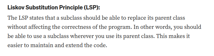 shrijalshr's tweet photo. Day 33 #LearningWithLeapfrog 
Had lil break from everything
Studied Liskov Substitution Principle (LSP) &amp; Interface Segregation Principle (ISP)
Yet to completely grasp it.

https://t.co/0yxwSNbpBV

#60DaysOfLearning2023 #LSPPD33 #flutter #solid @lftechnology https://t.co/lOFP8PEIEl