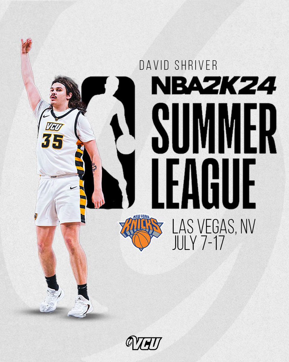 VCU_Hoops's tweet photo. .@david_shriver is off to @NBASummerLeague with the @nyknicks 

#RamsInThePros #LetsGoVCU https://t.co/DsOfRkquZ6