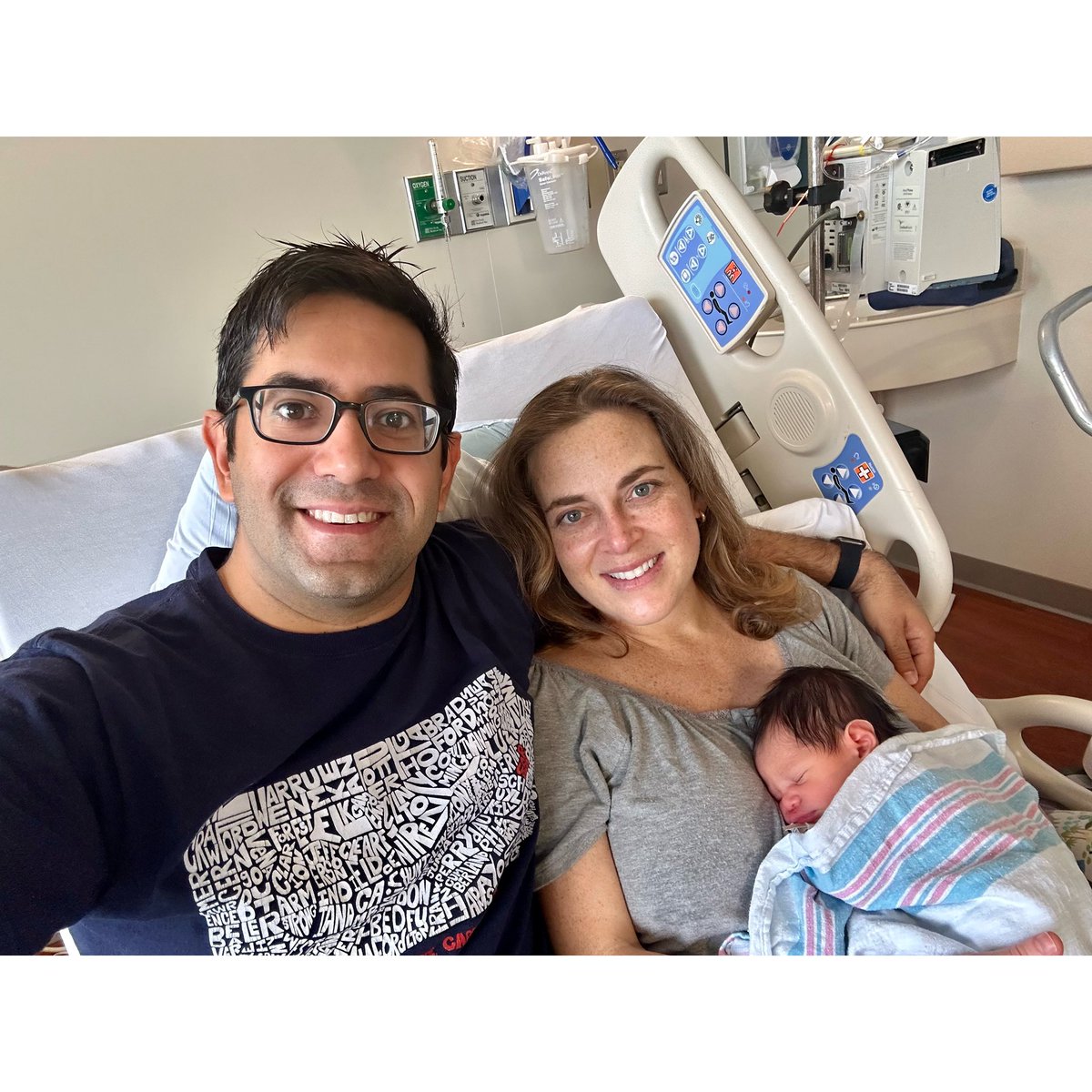 NeilMakhija's tweet photo. Please welcome Avi! 🥰😍🐣  

Avinash Ram Makhija. 

Born July 1, 2023. 

He’s 4th Gen Montco.  Born at same hospital as mom, 36 years later. A very sweet little bun. 6lbs, 6oz. https://t.co/CI0lG8dVRL