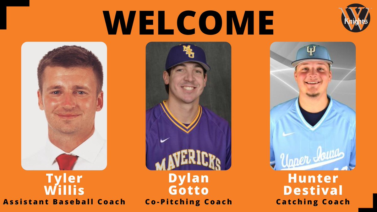 Baseball adds three new members to coaching staff.

Full release: bit.ly/3XzR0UG