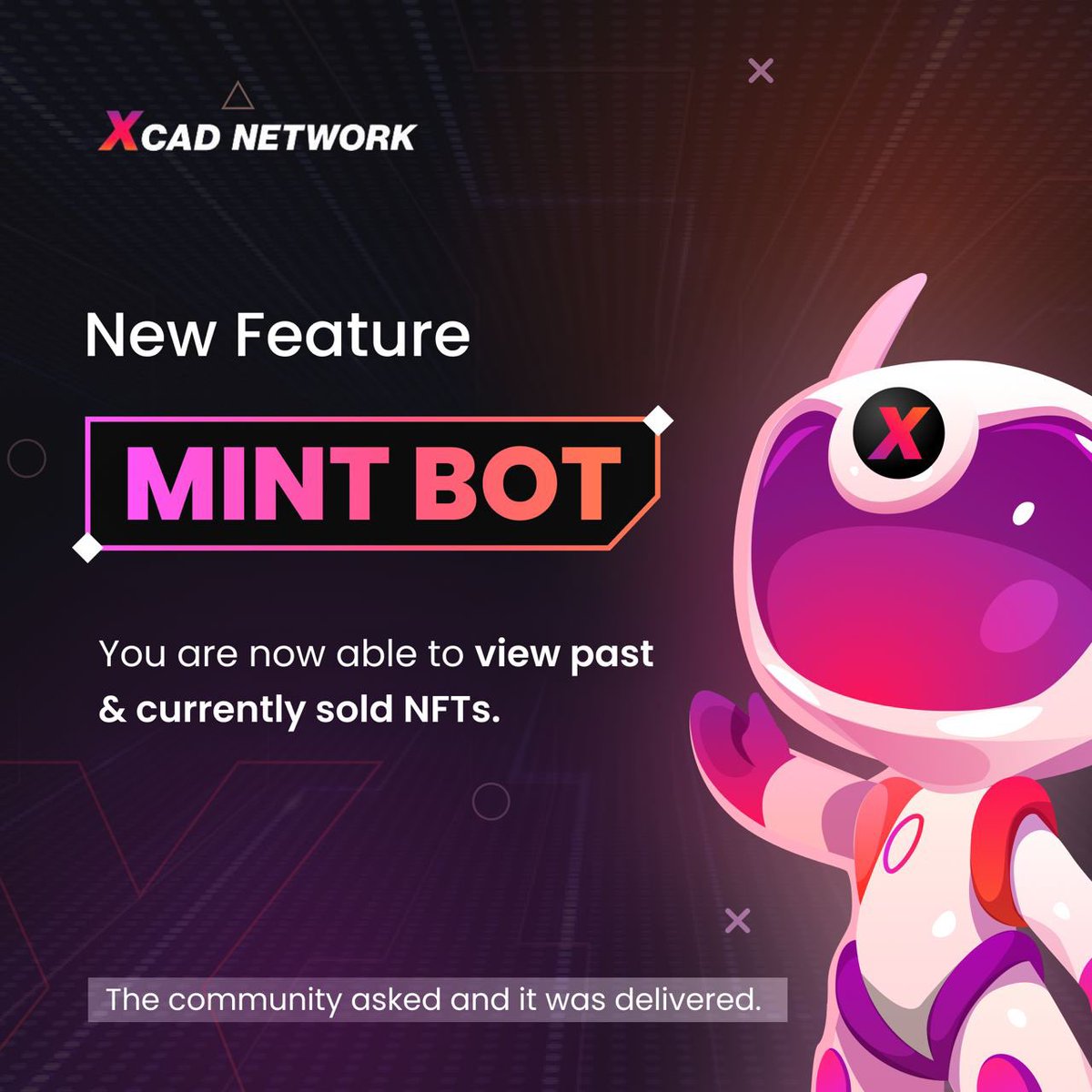 StephenMaruko's tweet photo. $XCAD 📣

The community has been asking for a way to see SOLD NERDS on the marketplace, Our community has stepped up once again! 

You can now view listings on marketplace as well as amount of bids there is, and now you can also view sold nerds! 

Link: https://t.co/Ap72ofr4me

A huge thanks to @SimpeleStad for setting this up!
