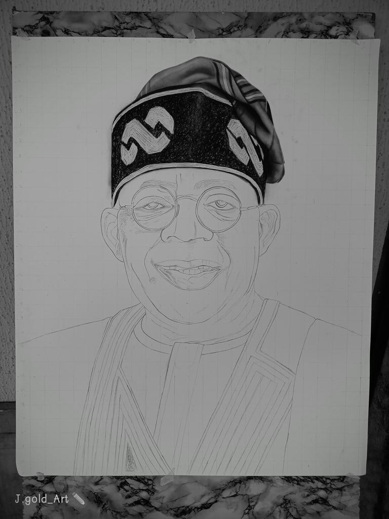 J_GOLD_ART's tweet photo. DAY 1.... Here's the final shot for today on this Draw-a-thon
Hoping it'll get to his excellency @officialABAT
Don't stop the engagement please...
Tomorrow mormih we move https://t.co/TaEMYLbkGU