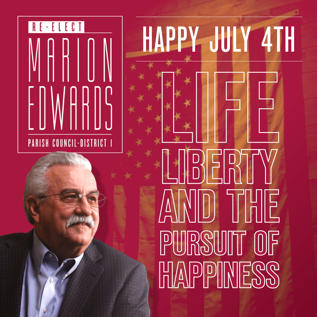 Happy 4th of July! From yesterday's Uncle Sam Jam to tonight's fireworks, the festivities in Jefferson Parish are endless! I wish you and your loved ones a wonderful day celebrating our nation's independence.

#IndependenceDay