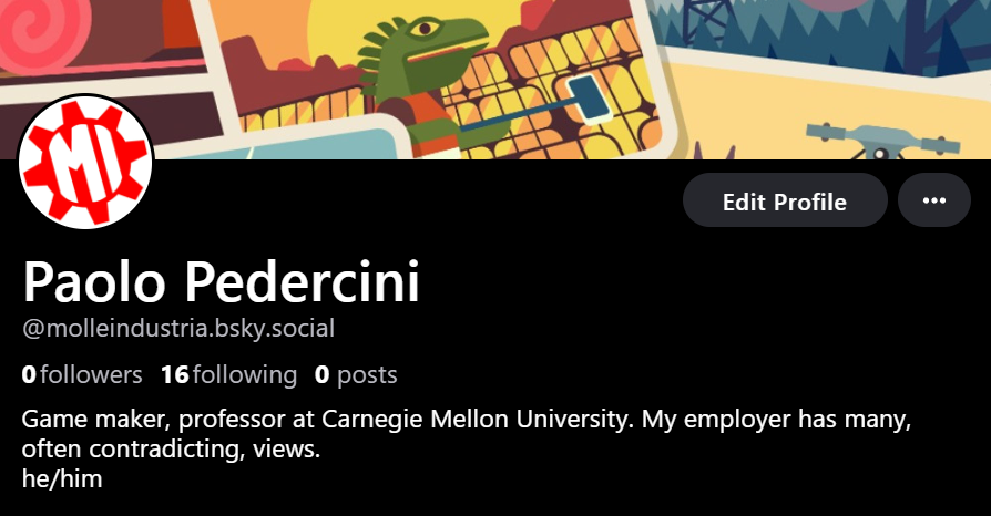 Paolo Pedercini 🥶 tweet media