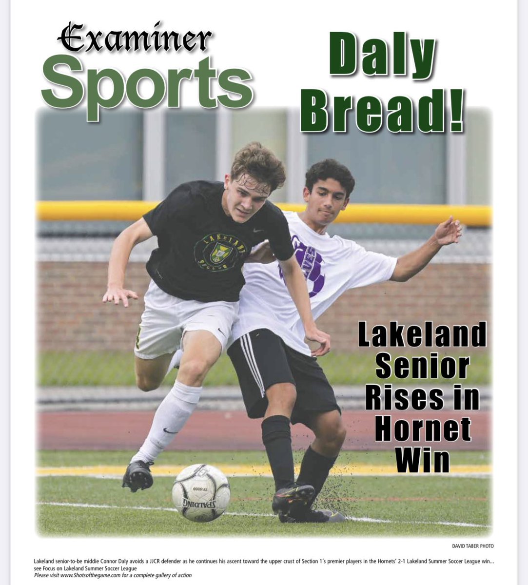 DirectRays's tweet photo. This @connor_daly14 is rising through @SecOneAthletics ranks so we figured we’d feature him on newsstands tomorrow @LAKELANDS0CCER summer lg action #DalyBread https://t.co/UWW8q1e95Z