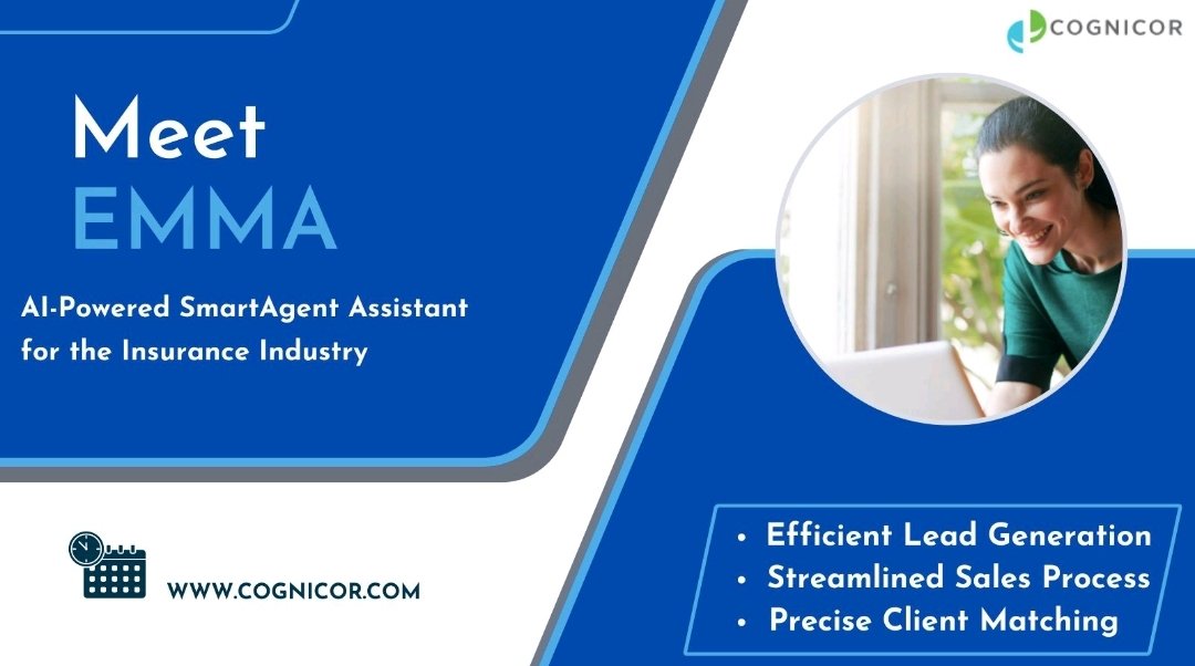 ManjushaE1's tweet photo. Supercharging the insurance industry with @cognicor's AI powered SmartAgent Assistant 

#insurance #insurtech #financialservices #fintech #ai #conversationalai #digitalassistant https://t.co/1VN450HH1h