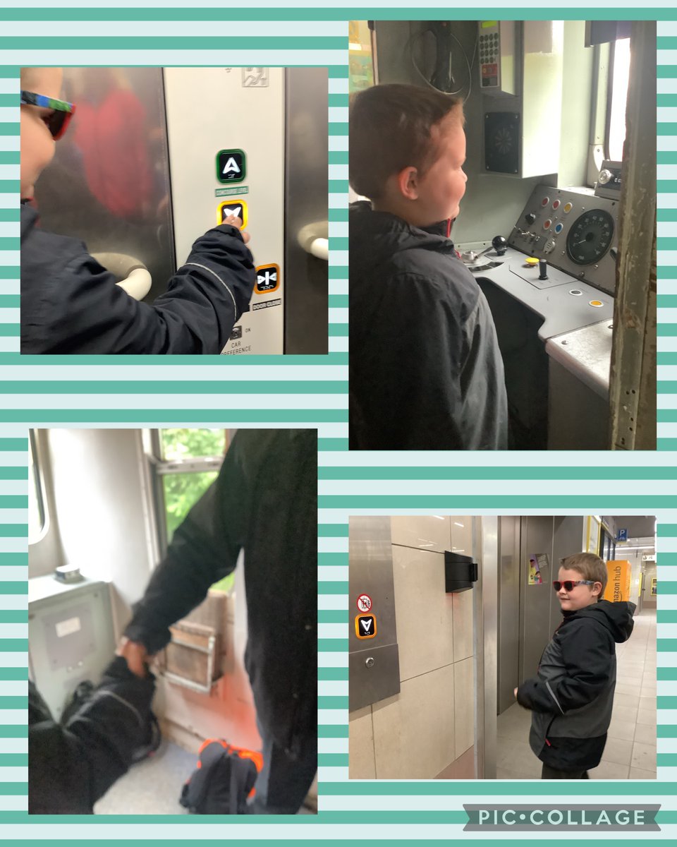 Back when we celebrated #MakeYourDreamComeTrueDay one of us dreamed of  being a train driver one day even though he had never been on a train before. Today that dream came true!🌟Thank you to our kind train driver today who made this journey so special @merseyrail @Riverside_Pri