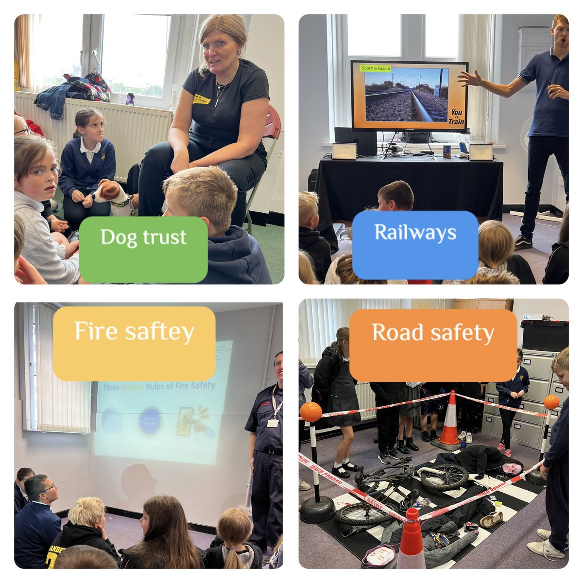 Sandfields_Pri's tweet photo. Year 6 had a fabulous day out attending a Crucial Crew event #sfphwb #sfpcrucialcrew #sfpyear6 #sfpdcf https://t.co/QtG4S5zMaH