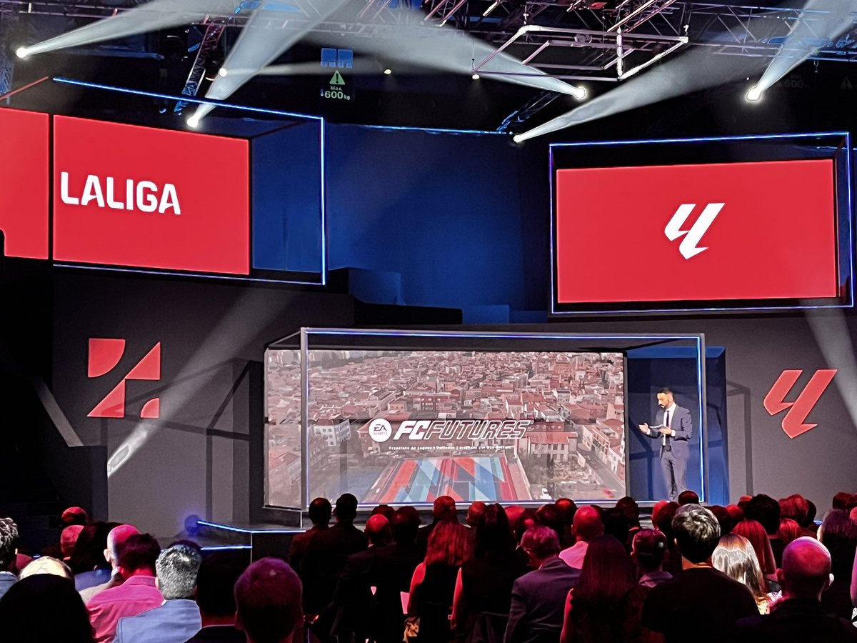 David Jackson vicepresidente de <a href="/EASPORTSFC/">EA SPORTS FC</a> presenta su colaboración con <a href="/LaLiga/">LALIGA</a> en el evento de #lanuevaeraLALIGA - novedades en el juego, la retransmisión y su obra social