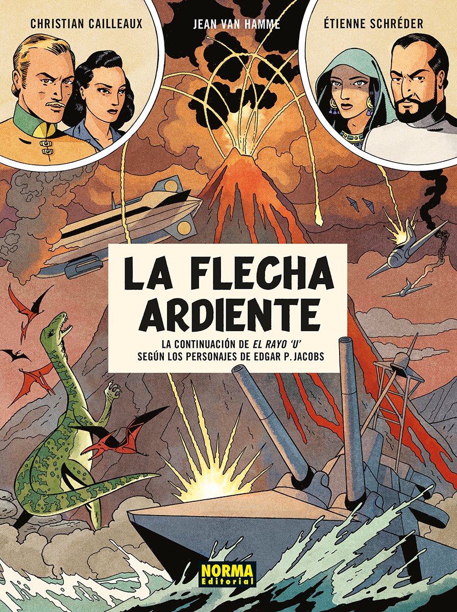 HadoqueD's tweet photo. #LaFlechaArdiente de #VanHamme, #Cailleaux y #Schréder, continuación de #ElRayoU de #EPJacobs https://t.co/pshj8hpdyc