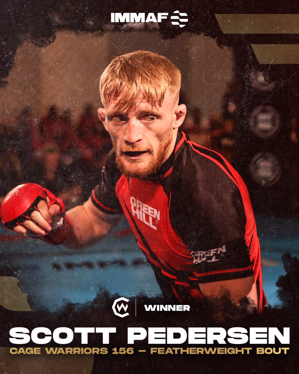 🏴󠁧󠁢󠁷󠁬󠁳󠁿 @ScottPedersen11 showed out in front of the home crowd, catching Yohan Salvador with a slick submission! 👏 #CW156