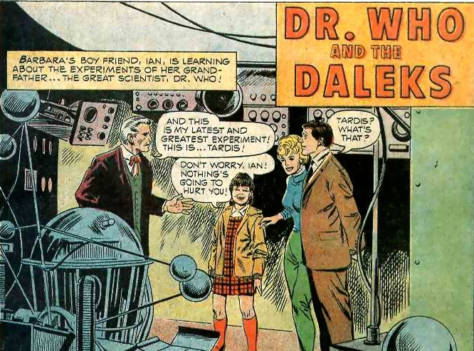 DWUDatabase's tweet image. Rather than a novelization we this time get a comicization (is that a word). This is overall a surprisingly concise retelling of the story and it works really well. If I had this as a child I can imagine reading it over and over again which was the intent #DoctorWho #TheDaleks
