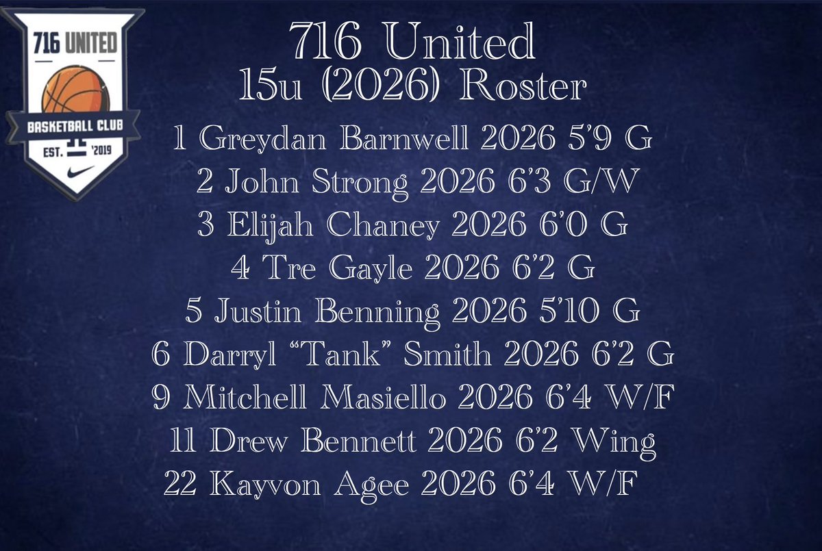 College Coaches attending @marqueehoops Hersey Jumpoff come check out my <a href="/716United/">716 United</a> 15s! Excited for my first live period with my boys!!!