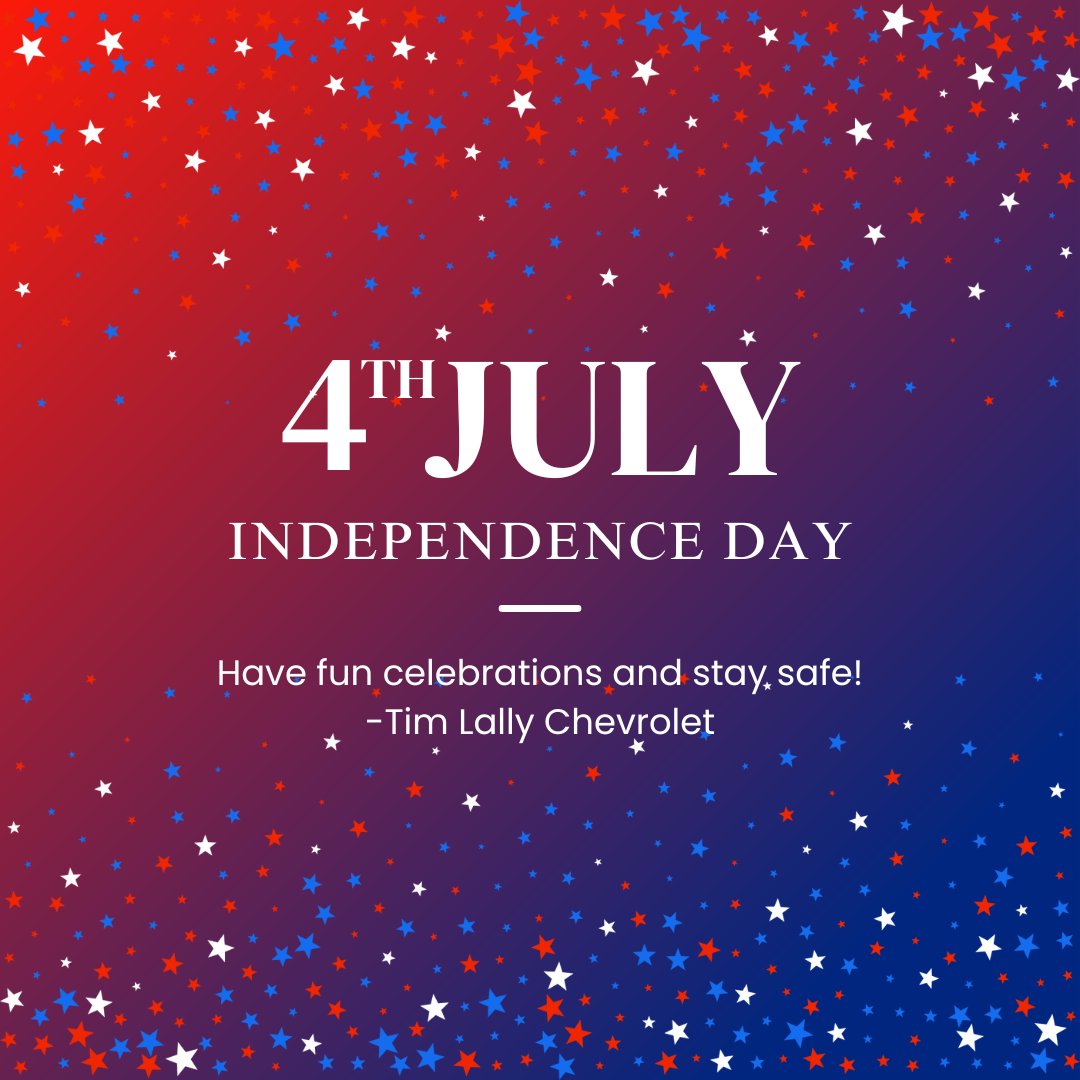 TimLallyChevy's tweet photo. Have a wonderful #July4th everyone! https://t.co/mGBWnhufEk