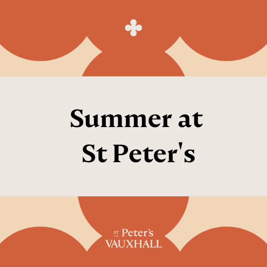 StPetersVxhall's tweet photo. We've posted our #Summer2023 diary of Sunday services and social events on our church website here: https://t.co/tncgo6GdO3 @SouthwarkCofE @NorthLambParish https://t.co/nQXmkZUdrq