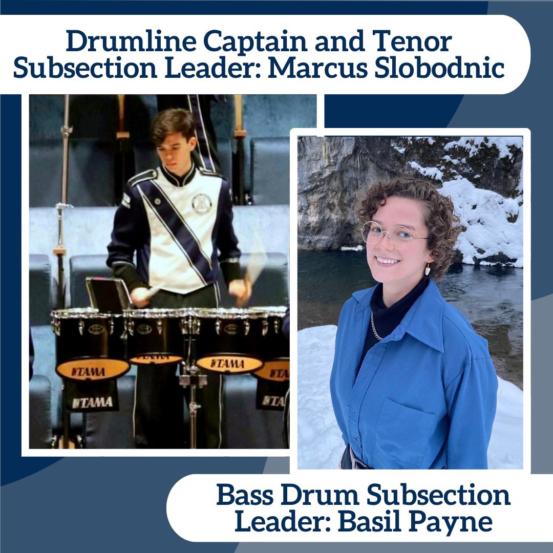 USUBands's tweet photo. This #MeetUsMonday we are featuring our drumline section leaders! https://t.co/HczHfPq983