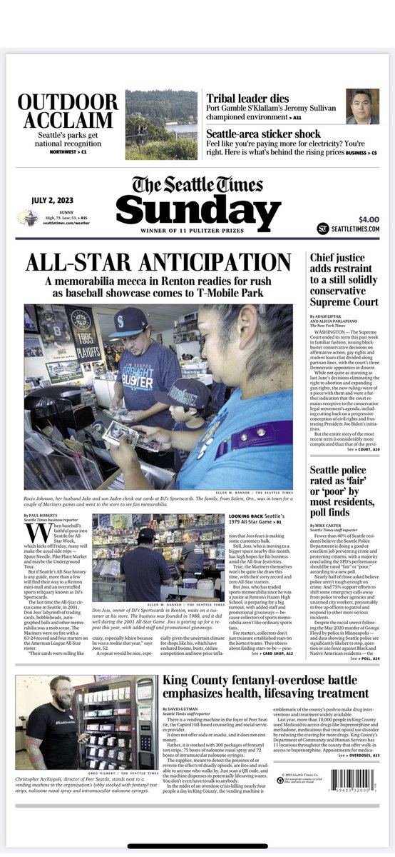 Kaleigh Carroll (@kaleighcarrolll) on Twitter photo When's the best time to announce you're temporarily helping edit and coordinate Sunday A1 coverage <a href="/seattletimes/">The Seattle Times</a>? Four weeks after you already started doing it, of course.
That's right, I definitely planned to wait this long and didn't just forget to post week after week. When's the best time to announce you're temporarily helping edit and coordinate Sunday A1 coverage <a href="/seattletimes/">The Seattle Times</a>? Four weeks after you already started doing it, of course.
That's right, I definitely planned to wait this long and didn't just forget to post week after week.
