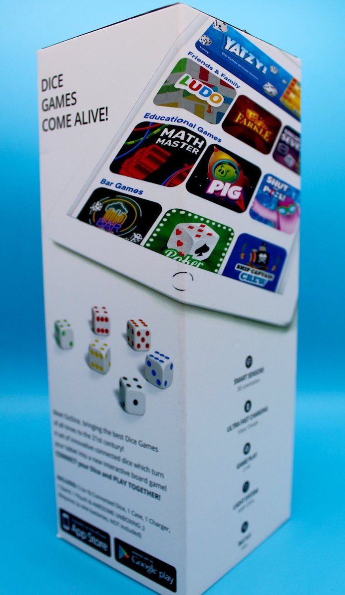 80sNostalgia's tweet photo. You know I love boardgames. I've shared loads of photos over the years.
Well, I recently got a set of #GoDice by @goparticula which are electronic, rechargable dice, and man alive they are ace!
Play online with friends using physical dice!
https://t.co/NPomxiLtS7
#gocube https://t.co/Be5QEU7zQK