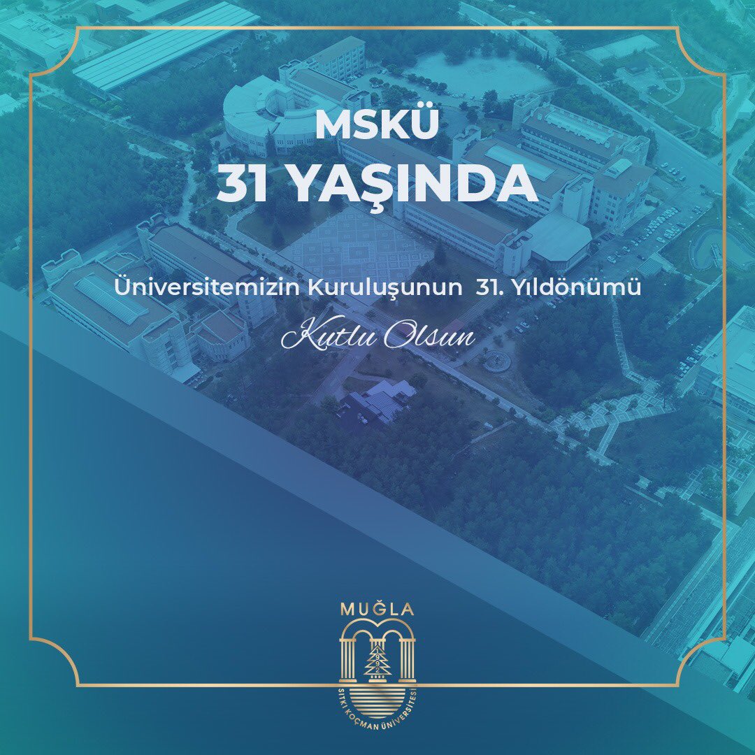 Muğla Sıtkı Koçman Üniversitesi 31 yaşında!

31 yıldır öğretiyoruz, 31 yıldır öğreniyoruz!

Hikayemize ortak olan herkese aydınlık bir gelecek diliyoruz…