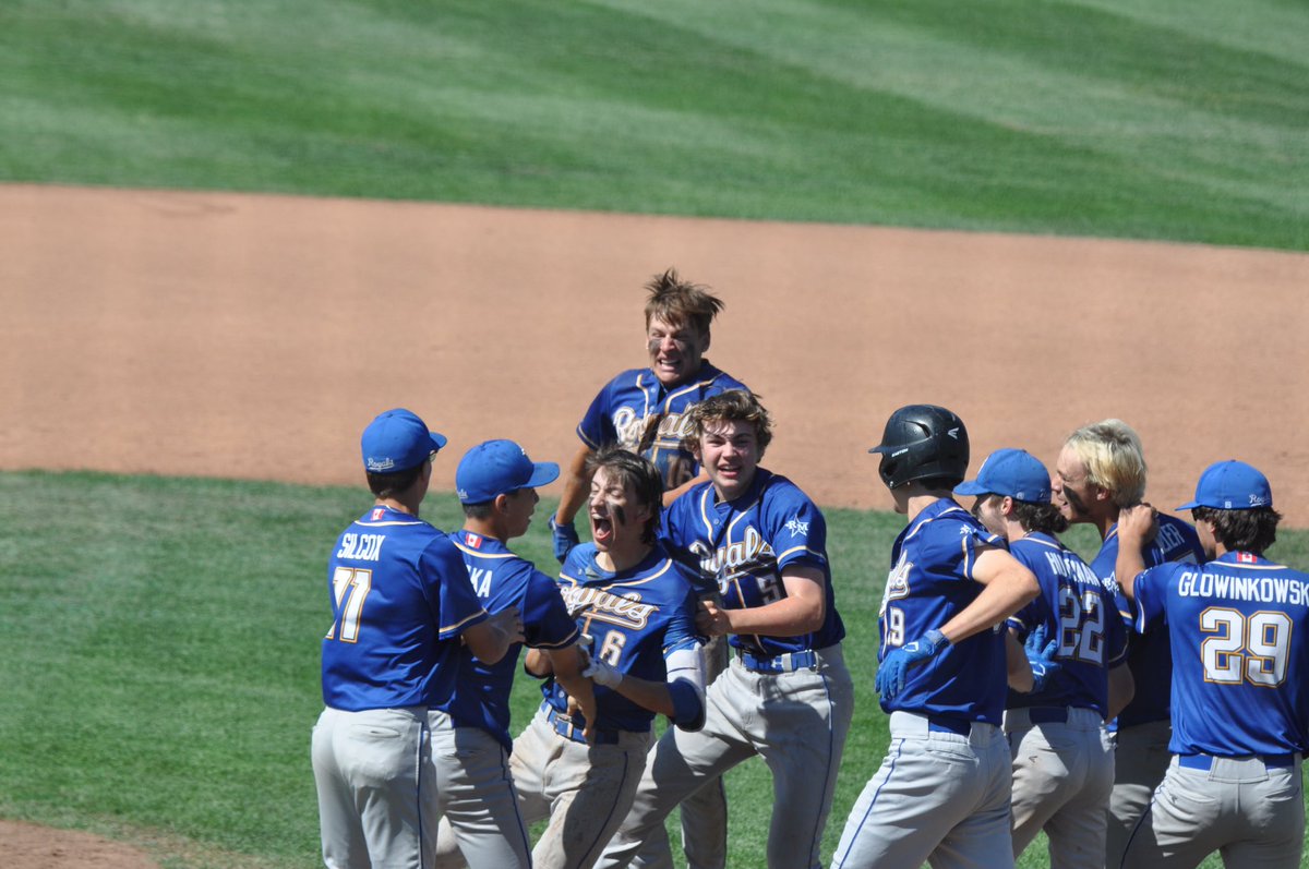 When you just hit a walk off home run.