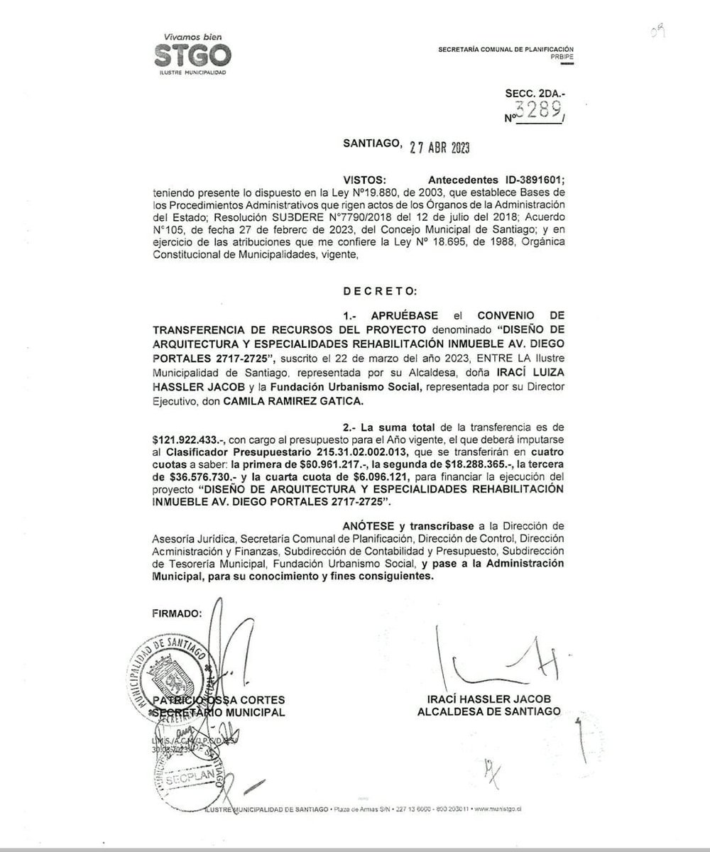 DRESTRUM__Pl's tweet photo. 🔴 Irací Hassler le pasó 122 palitos a Urbanismo Social en abril de 2023 para hacer un diseño de arquitectura y los hueones no tienen ni giro para eso JAJAJAJAJAJAJAJAJAJAJ

sigan investigando, esto se está poniendo bueno 👁️ @exantecl @NestorAburto2 @fidelsenador https://t.co/HkI4JaCHqA