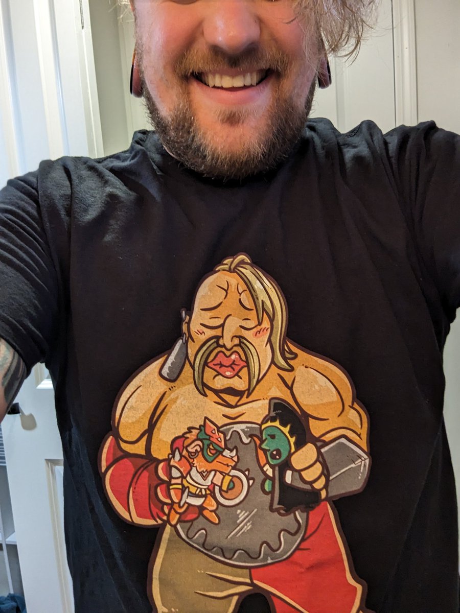 atlastgaming's tweet photo. Boy, https://t.co/BNJ6dgDNmy really does have some of the coolest wargaming merch around.  If I were a wargamer searching for affordable clothing, I sure would visit their site... #brutaldamage #buyshirtsfrommeplease https://t.co/WplPKxujMb