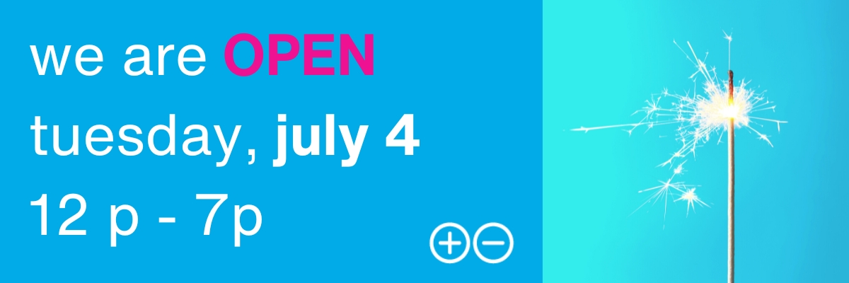 make some fireworks in the bedroom (figuratively, of course 😉) - all locations are OPEN tomorrow, July 4 from 12 pm - 7 pm 🎆