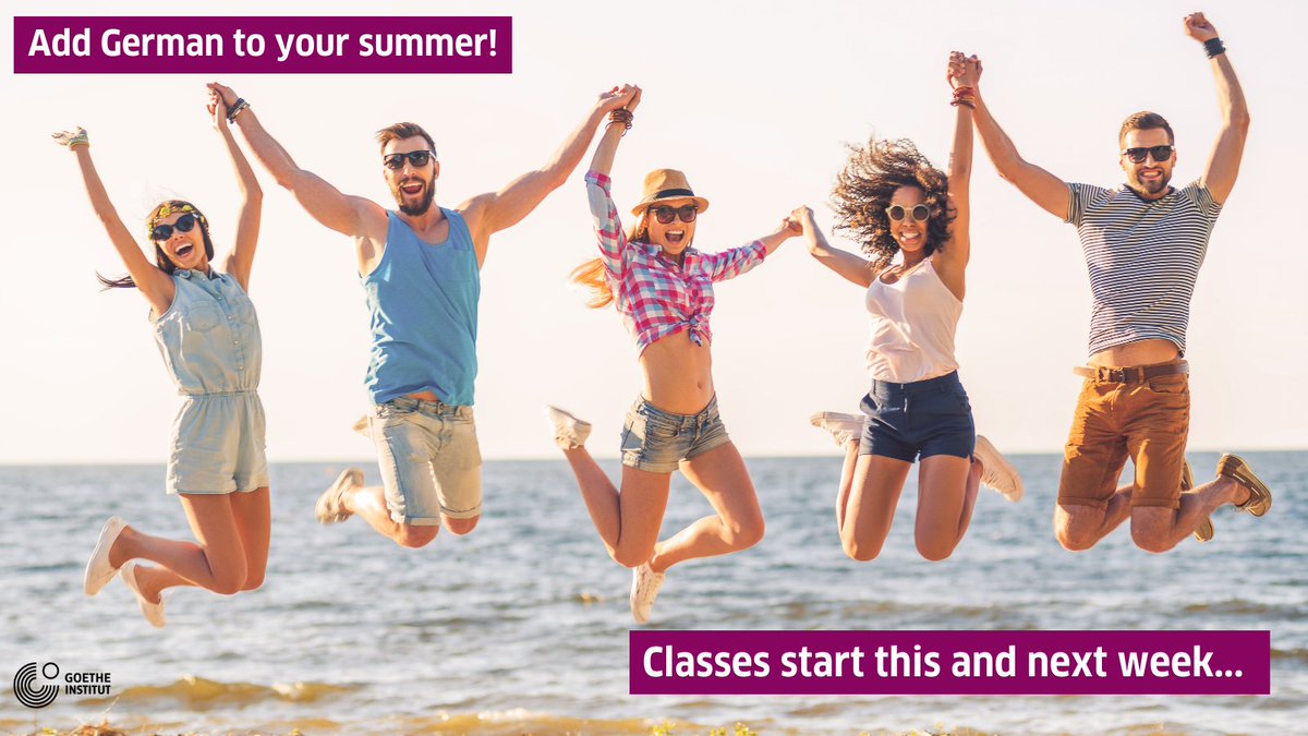 Make the most of your summer and learn or improve your German! Whether you want to learn German fast or just practice your conversation or writing skills, we have the right class for you! Summer classes start this and next week, so register now! Bis bald! #SummrLanguageCourses