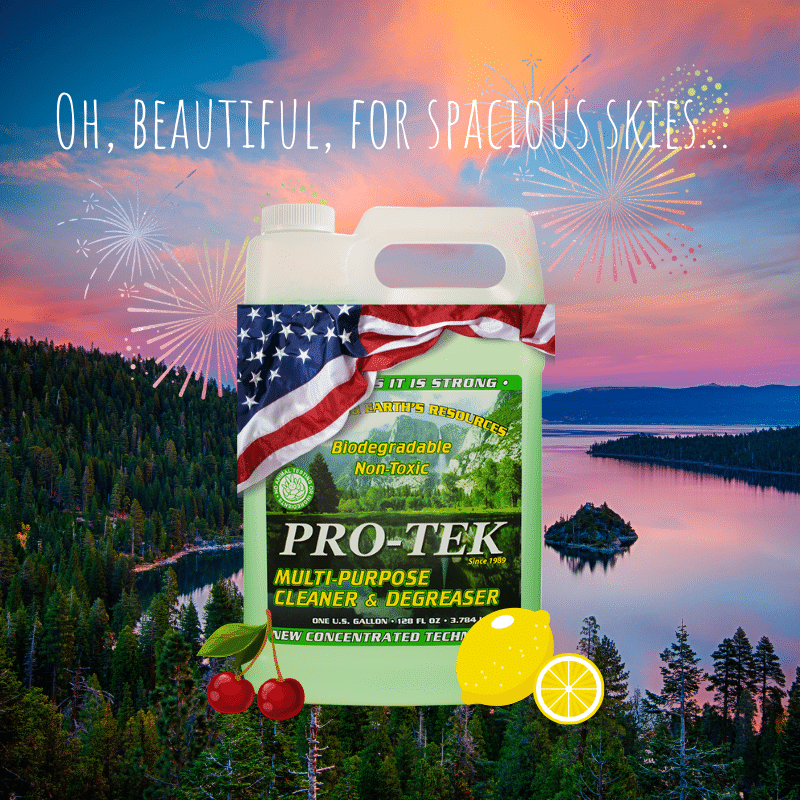 ProTek_Chemical's tweet photo. Freedom sale! Freedom from toxins. Freedom from plastic waste. Freedom from dirt and grime. Save 20% on any gallon. Hurry! Sale ends July 9. #ecofriendlycleaner https://t.co/fa7VbksD28 https://t.co/1pN4FBb7J1