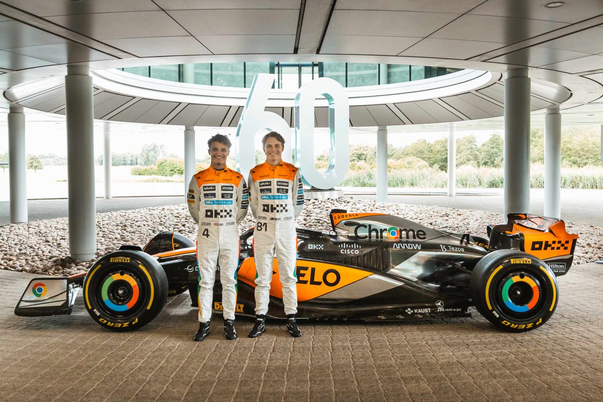Sport_Meca's tweet photo. Livrée et combinaison spéciale pour Mclaren à domicile ce week-end. 
#BritishGP #F1 https://t.co/WDNXMykxQh