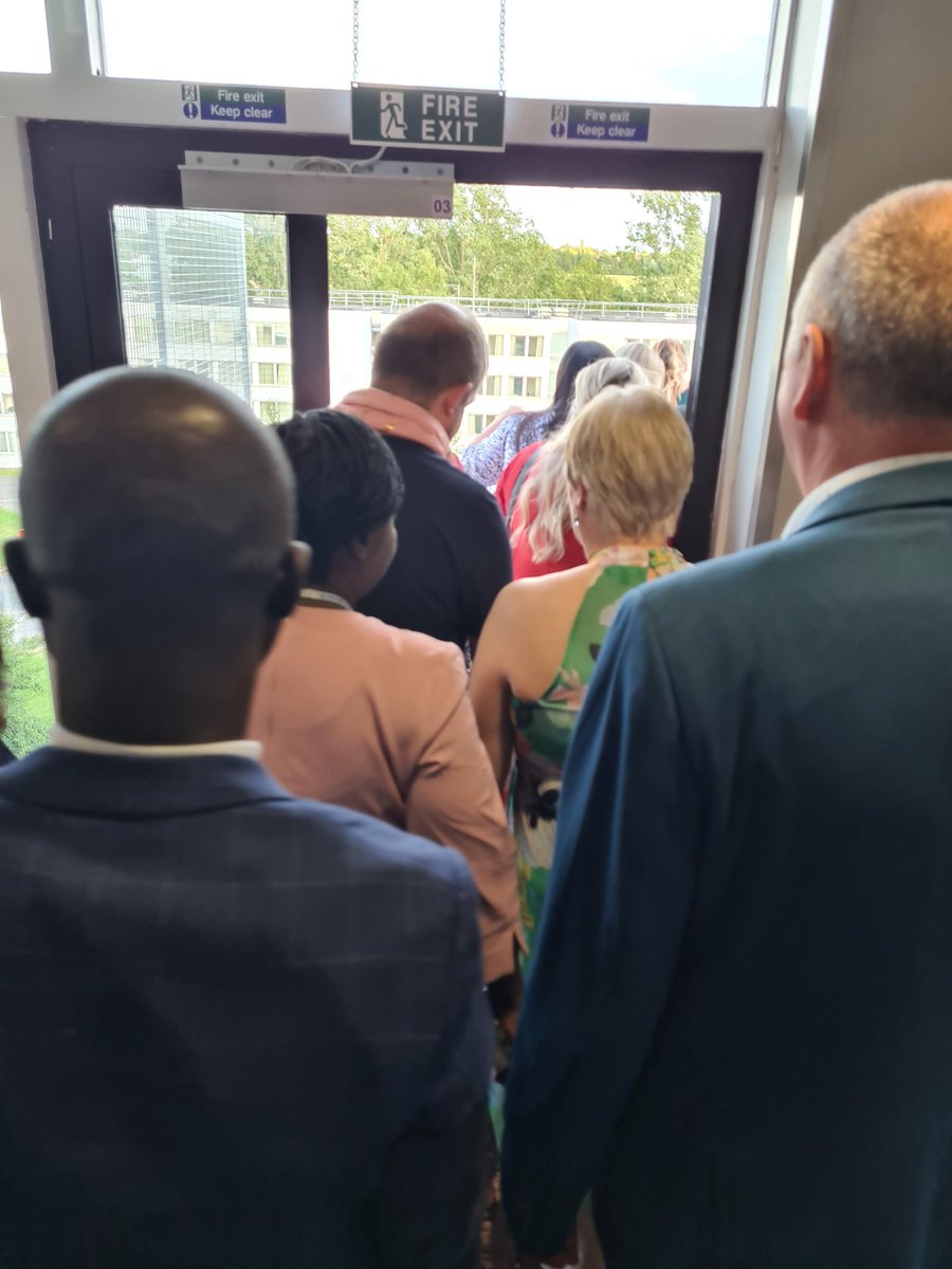 The annual Gala dinner evacuation! #AUA23