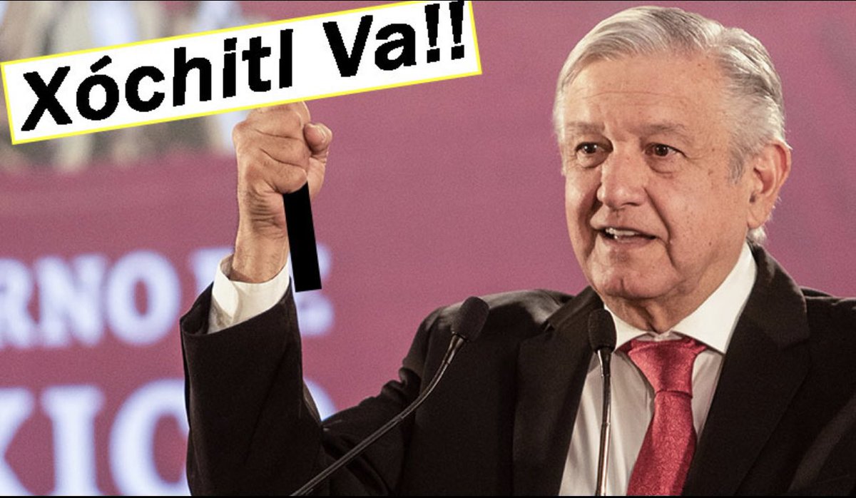 Se agradece a @lopezobrador_ apoyar la candidatura y de ser fiel seguidor de @XochitlGalvez 

@Martn18587417 
#XochitlGalvezPresidenta