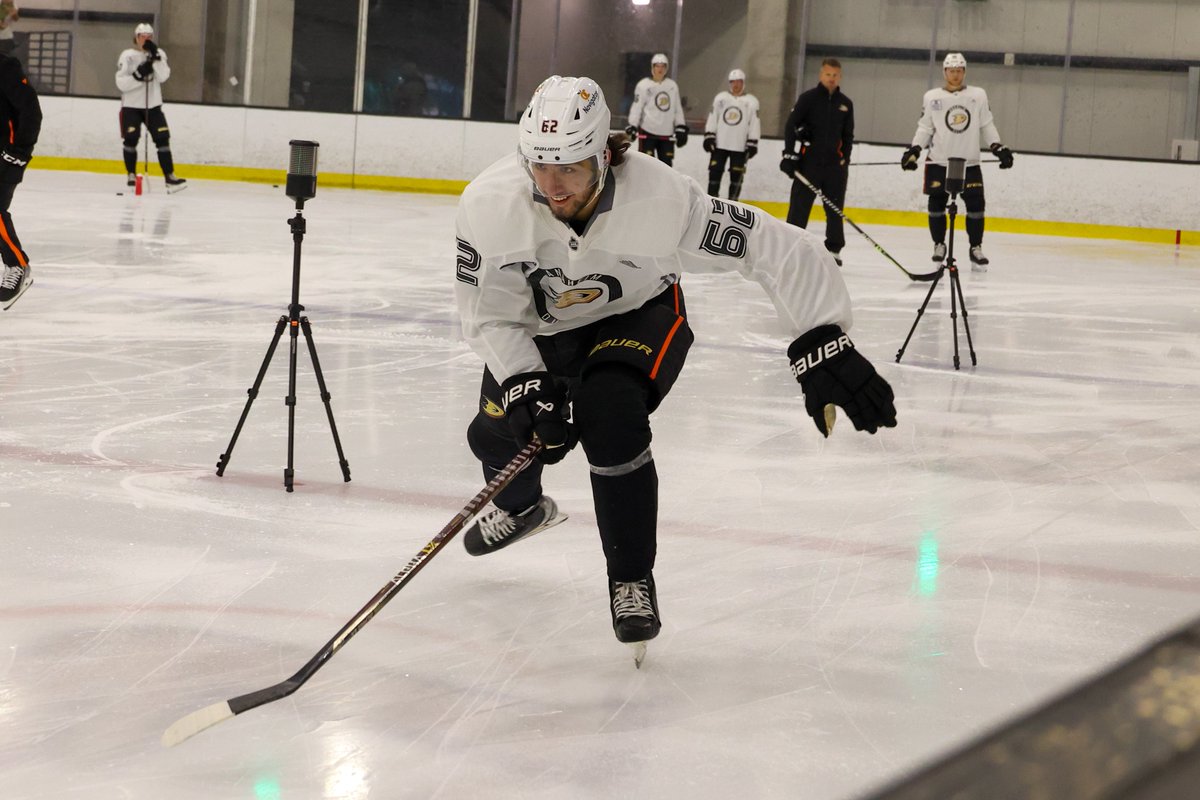 AnaheimDucks's tweet photo. Hittin' the turbo button for testing 💨

#FlyTogether https://t.co/UDKQRLj6H1