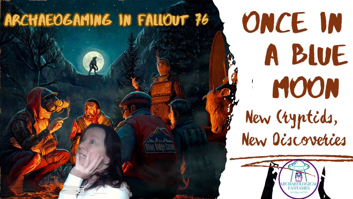 ArchyFantasies's tweet image. An Archaeologist Plays Fallout 76: Archaeogaming in 'Once in a Blue Moon' and Cryptid Hunting!

youtu.be/IILprQMJ2X8

#Fallout76 #OnceInABlueMoon #Archaeogaming #CryptidHunting #archaeology #gaming  #Fallout