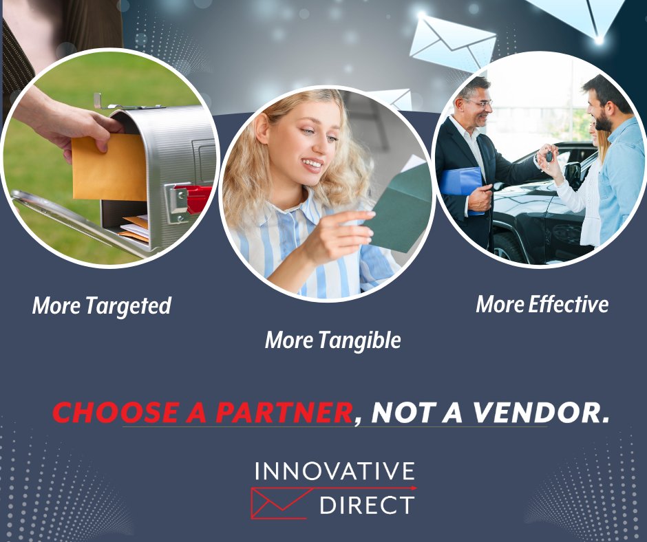 innovadirect's tweet photo. Is your automotive dealership looking for quality
trades? Innovative Direct can bring them to your
showroom. We target, engage and compel your
prospects into action. Call or Text 813-680-3181
Today!
#DirectMailMarketing #AutomotiveDealership #TargetedMarketing #IncreaseSales https://t.co/zKZbwcAocV