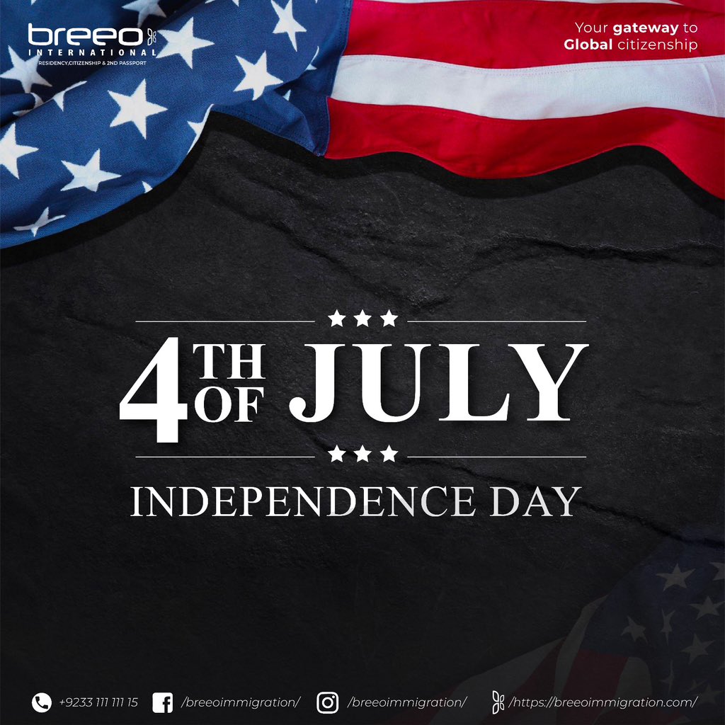 BreeoImmigrati1's tweet photo. Happy #4thofjuly !
.
.
.
#breeoimmigration #4thofjuly #americanindependence #america #unitedstates #4thofjuly🇺🇸🇺🇸 #americandream #business #investment https://t.co/cxhWjwm3Kr