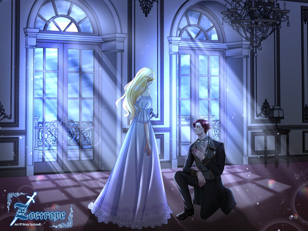 AmelliaLya's tweet photo. "Sing the song that only you can sing,
write the book that only you can write,
live the life that only you can live.....
And I Will be there for you..."
Vlad to Nora.
#parascomic #zoetrope #manhwa #webtoon #HistoricalFiction #isekai #artchallenge #Romance https://t.co/q1OV35IEvT