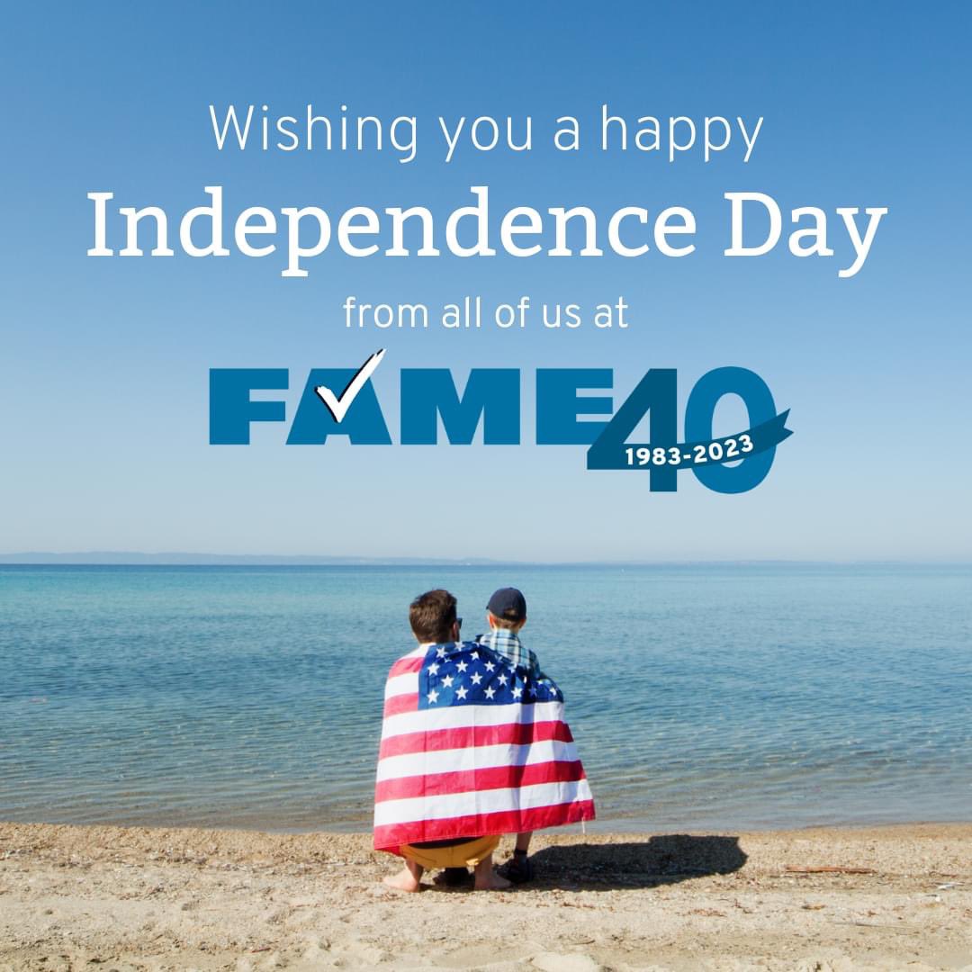 Happy Independence Day! We are celebrating the holiday by providing you with FREE support on your path toward financial independence. Our financial wellness tool, Enrich, has free tips, courses, &amp; more: fame.enrich.org 

Our office is closed July 3rd &amp; 4th for the holiday