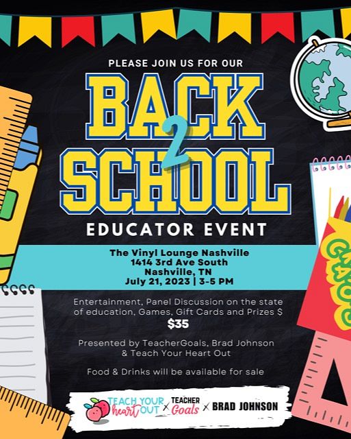 teachergoals's tweet photo. Music City's about to rock with the power of education! Join us for a day full of enlightenment & entertainment: https://t.co/AuYA7mtMAe #TeacherEvent https://t.co/o6j4HWTv1q