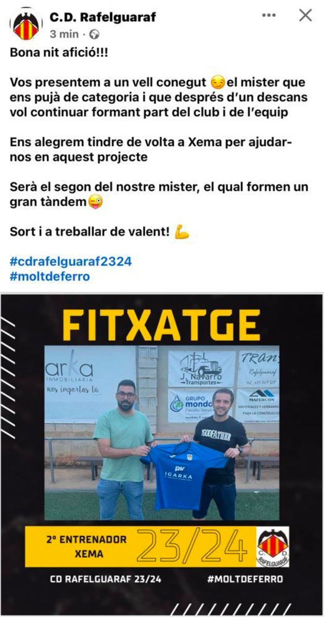 RafelguarafCd's tweet photo. #MoltdeFerro https://t.co/9wIQ9ZhWE1