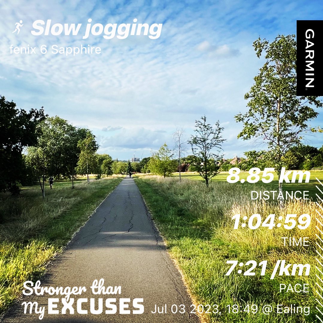 3/31 ✅
Evening slow jogging 🏃🏻‍♂️🐌🙂
Bit windy today 🤔
Stay active everyday 💥
#slowherochallenge 
#slowherojuly31 
#slowheroteam
#sebaslowteam
#byhiroakitanaka 
#róbswoje
#slowjogging 
#slowjog
#hanwell
#ealing
#london
#bieganie
#slowrun
#slowrunner