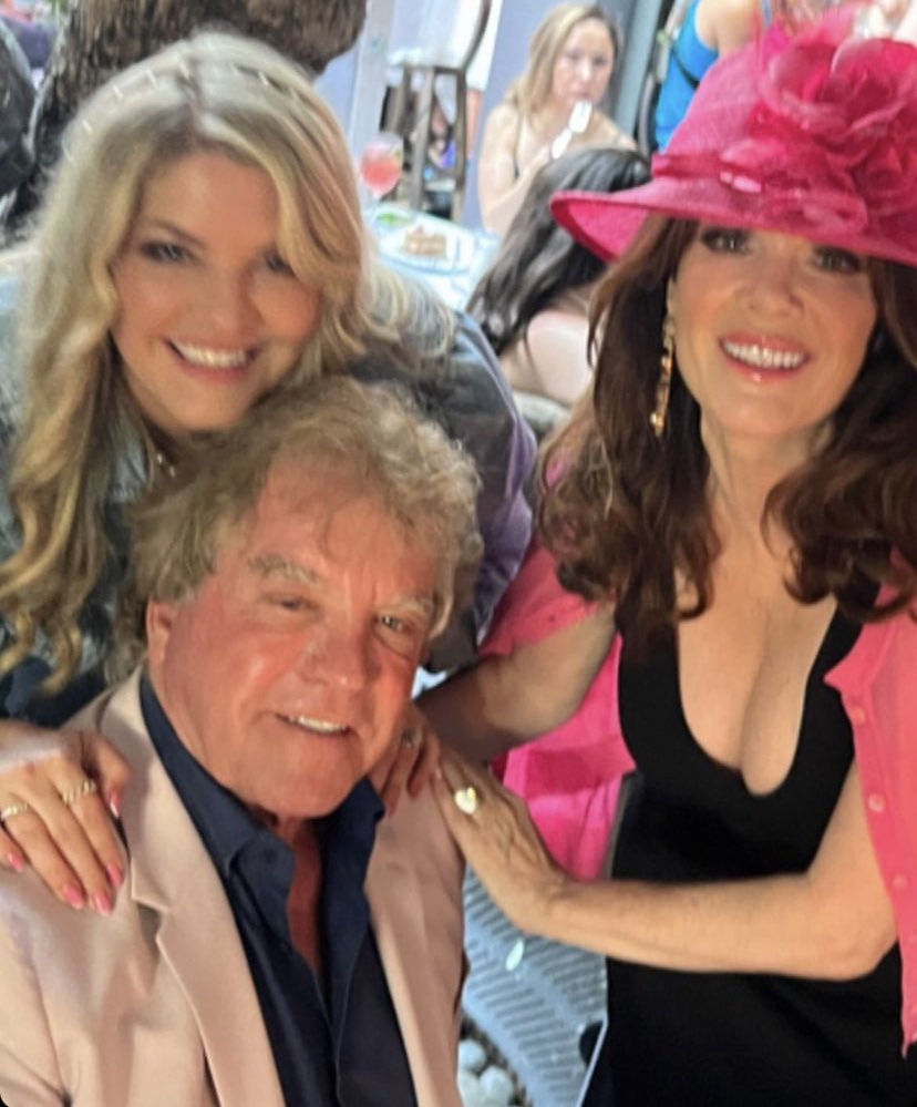 Lisa Vanderpump, Ken and Pandora at @pumprestaurant on Sunday.