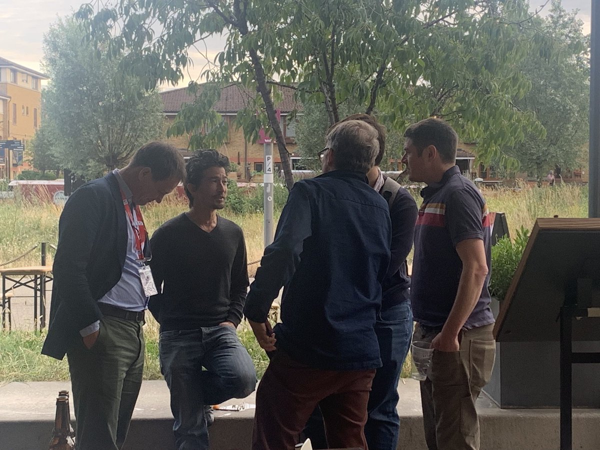 ukcmb's tweet photo. Capping off an amazing first day with great music, great food and the best company #ICMB23 @CEGE_UCL @UCL_IEDE @TheBartlettUCL https://t.co/qUrDN9Rwdw
