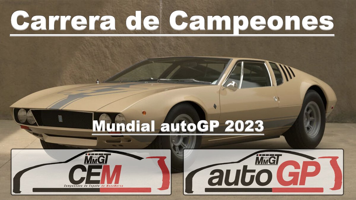Estamos en directo desde YouTube para la Carrera de Campeones que da cierre al Mundial autoGP 2023 y también es la Última carrera organizada por vitros_malo para los amigos del ClubMonoMarca SimRacing. BYE BYE AMIGOS!!!

youtube.com/watch?v=gSaSfU…