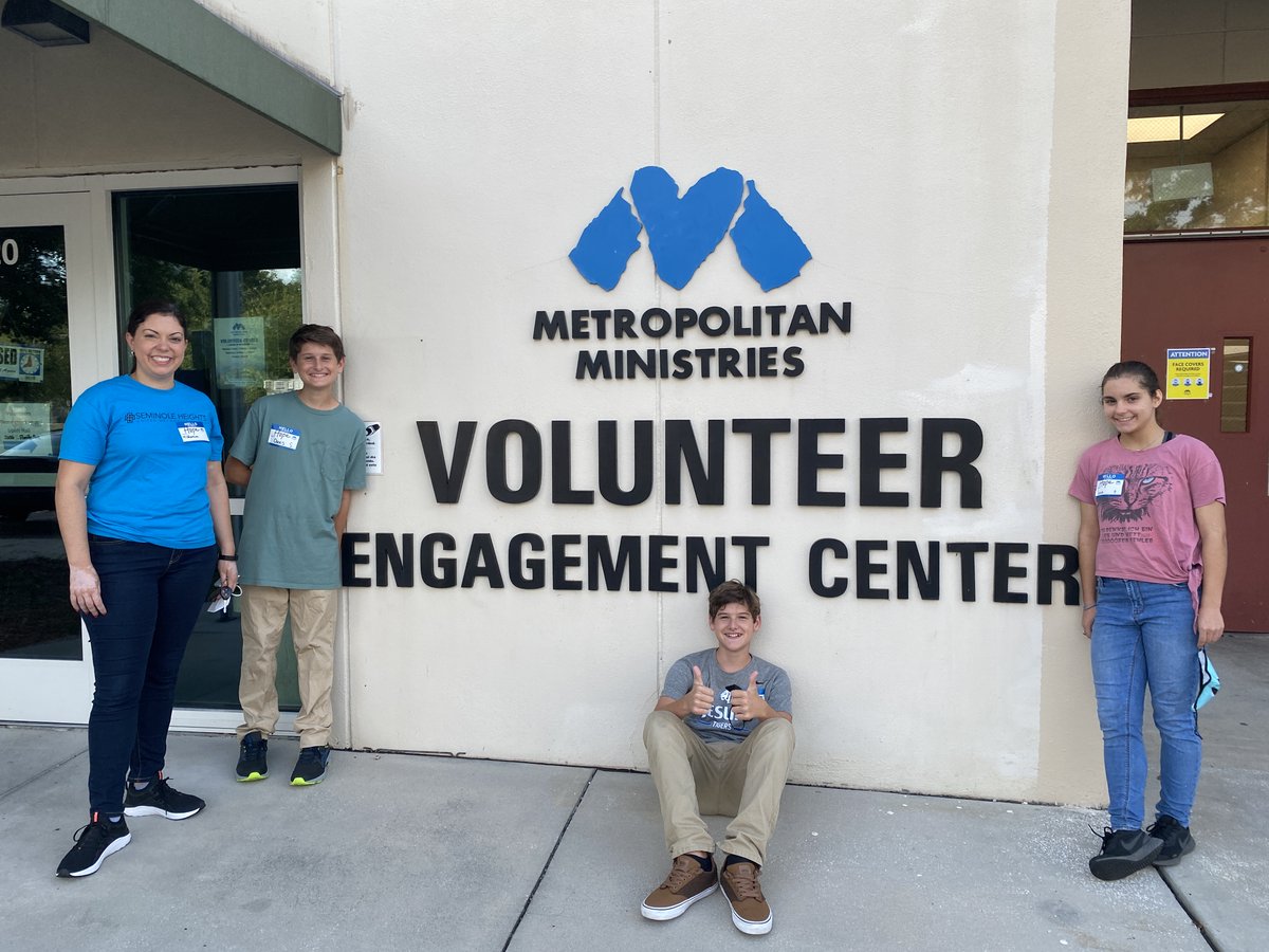 Time is almost up to register for our Volunteer Days with Metropolitan Ministries! All volunteers must sign up 7 days prior to the date at metromin.volunteerhub.com/vv2/lp/Seminol….

Help us make a difference in our community!