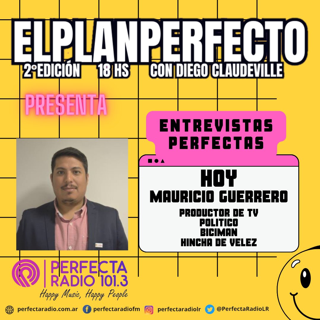DClaudeville's tweet photo. Mira a quien tenemos esta tarde de visita en @PerfectaRadioLR https://t.co/gxvTDuHJA2